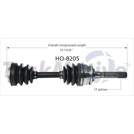 Surtrack Axle Cv Axle Shaft, Ho-8205 HO-8205